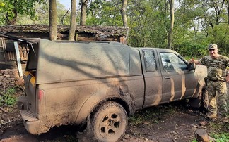 Farmers send vehicles to aid Ukraine war effort