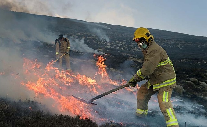 Wildfire warning from controlled burning ban