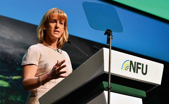 NFU leader Minette Batters 