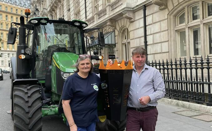 Andy and Lynda Eadon helped to establish 'Len's Light' - a national campaign to raise awareness of mental health in farming communities