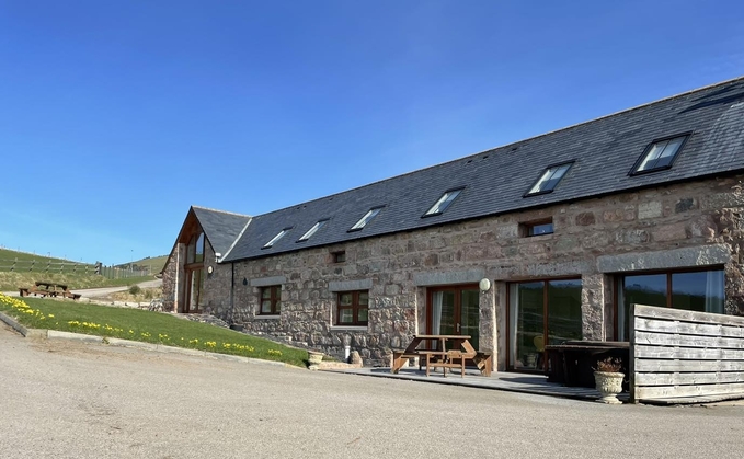 Ken Howie said he saw an opportunity to diversify an old dilapidated barn into self-let accommodation on Cairnton Farm