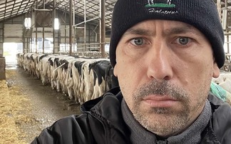 Ukraine dairy farm milks on generators