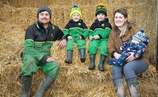 This month on the family farm: 'We had some family trips to the field to see the combine. Nothing better than a car boot tea'