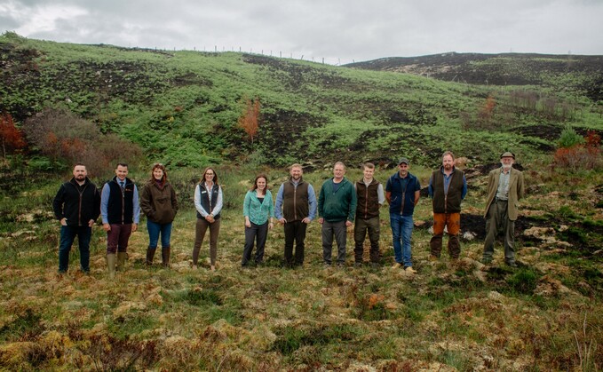 From left to right: Kirk Norbury, SRMG, Ross Ewing, SLE, Jenny McCallum, LNRC, Lianne MacLennan, SRMG, Kate Forbes MSP, Steven Gray, LNRC/Glenmoriston , Jimmy Gibb, LNRC / Balmaccan, Ewan Macdonald, LNRC, Lewis MacLennan, LNRC, Nigel Fraser, Tomich Holiday Lets, Watty Forbes, Corriemoney