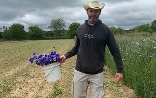 Hugh Jackman, best known for playing Wolverine, visited Share the Harvest Farm in New York 