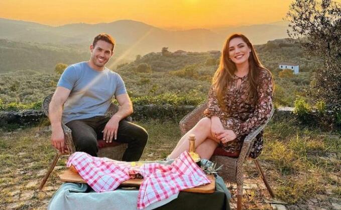 Kelly Brook confirmed she had filmed a pilot alongside her husband Jeremy Parisi about olive farming in Italy (Instagram: Kelly Brook)