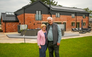 Terry and Lynda Evans converted a 17th century barn into a holiday let accommodation