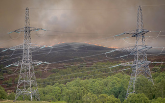 Wildfire burns 3,000 hectares of moorland